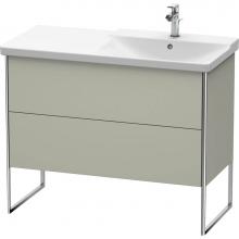 Duravit XS446806060 - Duravit XSquare Floor Standing Vanity Unit  Taupe Satin Matte