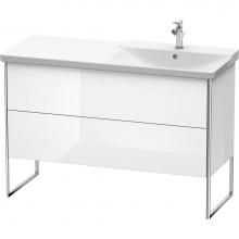 Duravit XS446902222 - Duravit XSquare Floor Standing Vanity Unit  White High Gloss