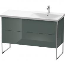 Duravit XS446903838 - Duravit XSquare Floor Standing Vanity Unit  Dolomiti Gray High Gloss