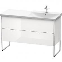 Duravit XS446908585 - Duravit XSquare Floor Standing Vanity Unit  White High Gloss