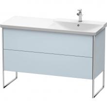 Duravit XS446909797 - Duravit XSquare Floor Standing Vanity Unit  Light Blue Satin Matte