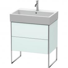 Duravit XS447400909 - Duravit XSquare Floor Standing Vanity Unit  Light Blue Matte