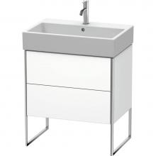 Duravit XS447401818 - Duravit XSquare Two Drawer Floorstanding Vanity Unit White