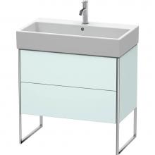 Duravit XS447500909 - Duravit XSquare Floor Standing Vanity Unit  Light Blue Matte