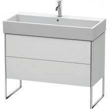 Duravit XS447603636 - Duravit XSquare Two Drawer Floorstanding Vanity Unit White