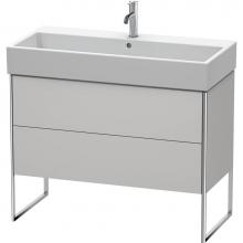 Duravit XS447603939 - Duravit XSquare Two Drawer Floorstanding Vanity Unit Nordic White