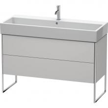 Duravit XS447703939 - Duravit XSquare Two Drawer Floorstanding Vanity Unit Nordic White