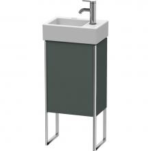 Duravit XS4479L3838 - Duravit XSquare One Door Floorstanding Vanity Unit Dolomite Gray