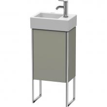 Duravit XS4479L9292 - Duravit XSquare One Door Floorstanding Vanity Unit Stone Gray