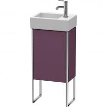 Duravit XS4479L9494 - Duravit XSquare One Door Floorstanding Vanity Unit Aubergine