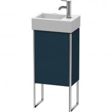 Duravit XS4479L9898 - Duravit XSquare One Door Floorstanding Vanity Unit Midnight Blue