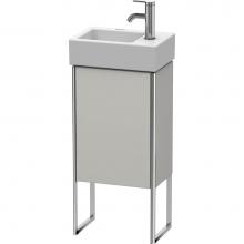 Duravit XS4479R0707 - Duravit XSquare One Door Floorstanding Vanity Unit Concrete Gray