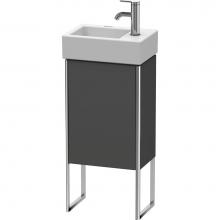 Duravit XS4479R4949 - Duravit XSquare One Door Floorstanding Vanity Unit Graphite