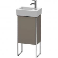 Duravit XS4479R9090 - Duravit XSquare One Door Floorstanding Vanity Unit Flannel Gray