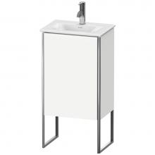 Duravit XS4520L3636 - Duravit XSquare One Door Floorstanding Vanity Unit White