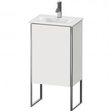 Duravit XS4520L3939 - Duravit XSquare One Door Floorstanding Vanity Unit Nordic White