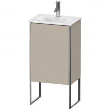 Duravit XS4520L6060 - Duravit XSquare One Door Floorstanding Vanity Unit Taupe