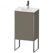 Duravit XS4520L9090 - Duravit XSquare One Door Floorstanding Vanity Unit Flannel Gray