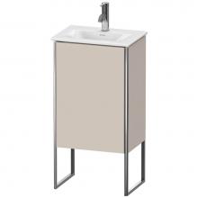 Duravit XS4520L9191 - Duravit XSquare One Door Floorstanding Vanity Unit Taupe