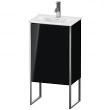 Duravit XS4520R4040 - Duravit XSquare One Door Floorstanding Vanity Unit Black