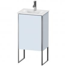 Duravit XS4520R9797 - Duravit XSquare One Door Floorstanding Vanity Unit Light Blue