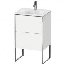 Duravit XS452101818 - Duravit XSquare Two Drawer Floorstanding Vanity Unit White