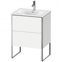 Duravit XS452201818 - Duravit XSquare Two Drawer Floorstanding Vanity Unit White