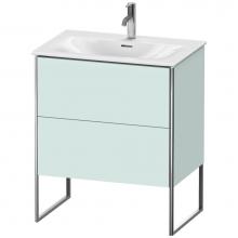 Duravit XS452300909 - Duravit XSquare Floor Standing Vanity Unit  Light Blue Matte