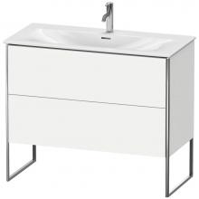 Duravit XS452501818 - Duravit XSquare Two Drawer Floorstanding Vanity Unit White