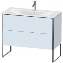 Duravit XS452509797 - Duravit XSquare Two Drawer Floorstanding Vanity Unit Light Blue