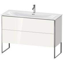 Duravit XS452602222 - Duravit XSquare Two Drawer Floorstanding Vanity Unit White