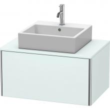 Duravit XS490000909 - Duravit XSquare Vanity Unit for Console  Light Blue Matte