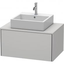 Duravit XS490003939 - Duravit XSquare One Drawer Vanity Unit For Console Nordic White