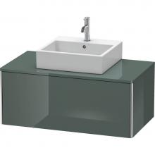 Duravit XS490103838 - Duravit XSquare One Drawer Vanity Unit For Console Dolomite Gray