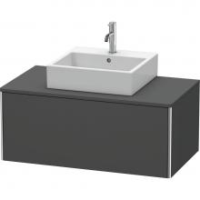 Duravit XS490104949 - Duravit XSquare One Drawer Vanity Unit For Console Graphite