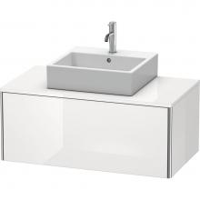 Duravit XS490108585 - Duravit XSquare One Drawer Vanity Unit For Console White