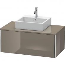 Duravit XS490108989 - Duravit XSquare One Drawer Vanity Unit For Console Flannel Gray