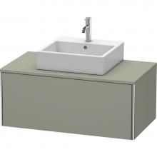 Duravit XS490109292 - Duravit XSquare One Drawer Vanity Unit For Console Stone Gray