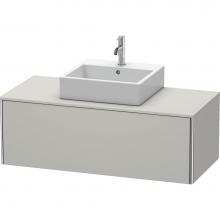 Duravit XS490200707 - Duravit XSquare One Drawer Vanity Unit For Console Concrete Gray