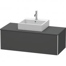 Duravit XS490204949 - Duravit XSquare One Drawer Vanity Unit For Console Graphite