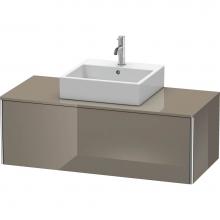 Duravit XS490208989 - Duravit XSquare One Drawer Vanity Unit For Console Flannel Gray