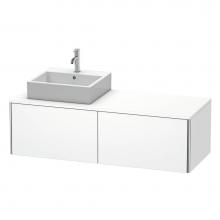 Duravit XS4903L1818 - Duravit XSquare Two Drawer Vanity Unit For Console White