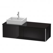 Duravit XS4903L4040 - Duravit XSquare Two Drawer Vanity Unit For Console Black