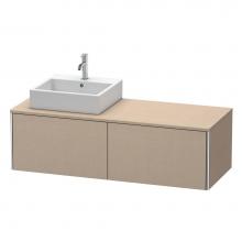 Duravit XS4903L7575 - Duravit XSquare Two Drawer Vanity Unit For Console Linen