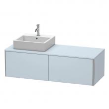 Duravit XS4903L9797 - Duravit XSquare Two Drawer Vanity Unit For Console Light Blue