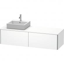 Duravit XS4904L1818 - Duravit XSquare Two Drawer Vanity Unit For Console White