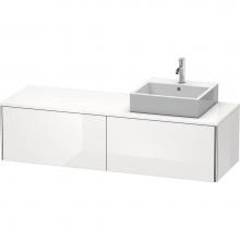 Duravit XS4904R2222 - Duravit XSquare Two Drawer Vanity Unit For Console White