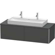 Duravit XS4905M4949 - Duravit XSquare Two Drawer Vanity Unit For Console Graphite