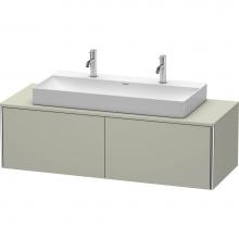 Duravit XS4905M6060 - Duravit XSquare Two Drawer Vanity Unit For Console Taupe