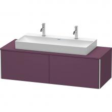 Duravit XS4905M9494 - Duravit XSquare Two Drawer Vanity Unit For Console Aubergine